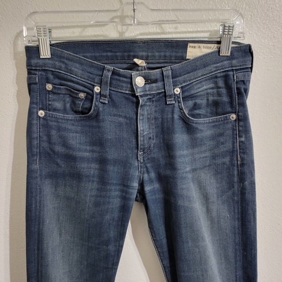 Rag & Bone 'Loreto' Skinny Dark Wash Jeans - Picture 4 of 13